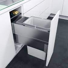 pull out waste bin for cabinet width