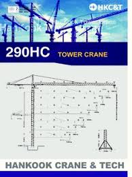 Tower Cranes Hktc Specifications Cranemarket