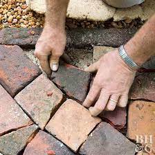 How To Build A Broken Brick Patio