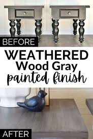 How To Create A Weathered Wood Gray Finish