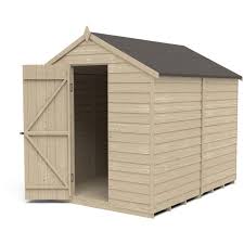 Overlap Pressure Treated 8x6 Apex Shed