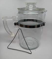 Vintage Pyrex 9 Cup Percolator Pot With
