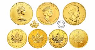 all the designs of the gold maple leaf