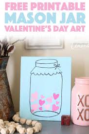 You can download the compressed zip file by clicking here or you. Mason Jar Valentine S Day Art Easy And Cute Valentine S Day Art