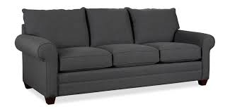 alexander charcoal rolled arm sofa 2712