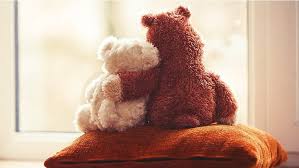 cute teddy bear couple love hd