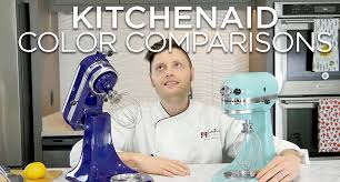Kitchenaid one of the appliance's original three shades when color options were introduced in 1955, pink remains a top seller. Kitchenaid Mixer Colors Mixer Color Comparisons