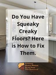 tips on how to fix a squeaky floor