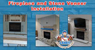 fireplace stone veneer installation