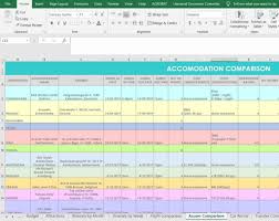 How I Use Excel To Organize All My Travel Plans Research
