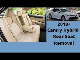 Camry Hybrid 2019 Rear Seat Removal