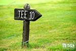 Ten tee on the golf Larrabea in Alava, Spain, Stock Photo, Picture ...