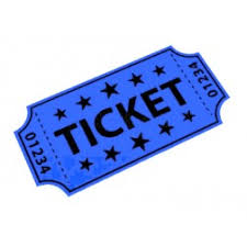 Blue Raffle Tickets Roll Ticket Rolls Party Fun Lets Shop