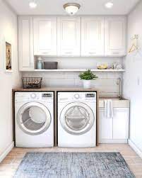 bring storage to a small laundry room