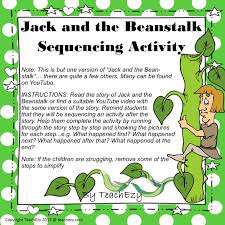 Jack and beanstalk short story. Jack And The Beanstalk Sequencing Activities Teachezy Early Childhood Resources Sequencing Activities Jack And The Beanstalk Book Activities