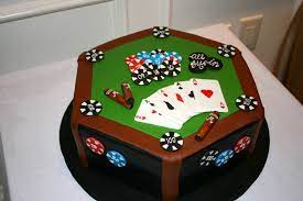 Poker Groom S Cake Poker Cake Grooms Cake Vegas Cake gambar png