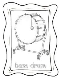 Big drum coloring, great drum pattern, coloring drum, drum figure, drum coloring pages for kids. Instrument Coloring Pages By Mrs Breyne Teachers Pay Teachers