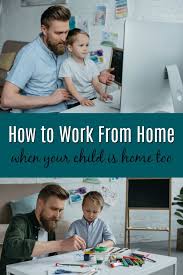 working at home with kids the