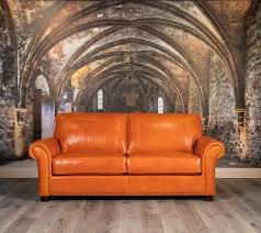 vita bella leather sofa condo size