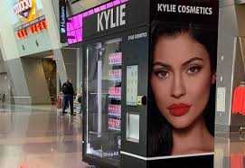 kylie cosmetics debuts airport vending
