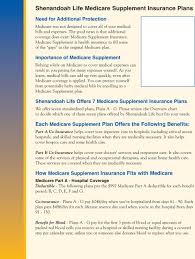 Each Medicare Supplement Plan Offers The Following Benefits