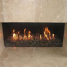 fireplace glass rocks