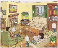 living room dictionary for kids