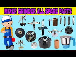 mixer grinder all spare parts name in