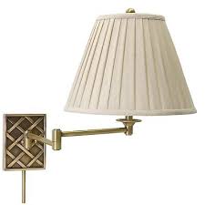 Decorative 1lt Swing Arm Wall Lamp