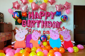 peppa pig birthday decor lucknow