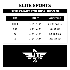 Elite Sports Deluxe Kids Uniform Ijf Judo Gi W Preshrunk Fabric Free Belt