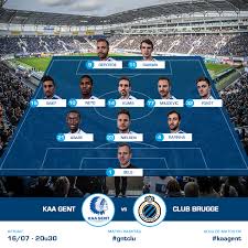 Find the perfect jupiler pro league club brugge k v v aa gent stock photos and editorial news pictures from getty images. Kaa Gent On Twitter Opstelling Kaa Gent Vs Club Brugge Kv Kaagent Gntclu Supercup Http T Co 5sbpznaxsv