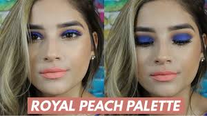 kylie royal peach palette tutorial l