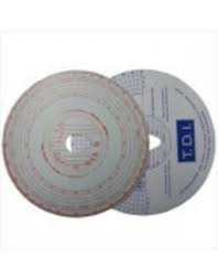 Automatic 125kph Tachograph Charts Un Numbered