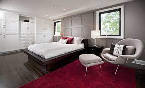 red and grey bedroom ideas