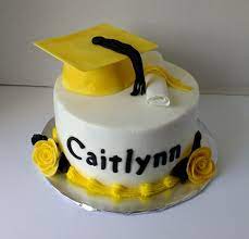 Butter Icing Graduation Cake gambar png