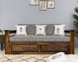 sofa bed made with sheesham wood