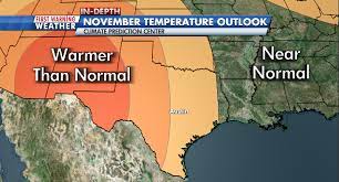 november forecast what weather to
