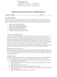 Your guide to cost, and types like metal and acrylic. Informed Consent For Full And Or Partial Dentures Form Download Printable Pdf Templateroller