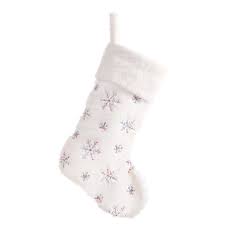 Try our dedicated shopping experience. Christmas Candy Stockings Gifts Bag Snowflakes Embroidered Stocking White Plush Christmas Stockings Seasonal Decorations Walmart Com Walmart Com