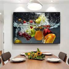 Large Size Abstract Image Fruit Poster