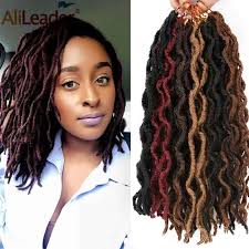 Buy dreadlock human hair extensions and get the best deals at the lowest prices on ebay! Alileader 12 18 Inch Crochet Nu Locs Braiding Hair Crochet Synthetic Hair Ombre Brown Black Faux Locs Curly Crochet African Root Buy Inexpensively In The Online Store With Delivery Price Comparison Specifications Photos