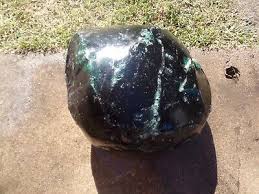 Glass Rock Slag Pretty Clear Emerald