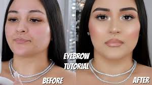 how to fix uneven eyebrows tutorial