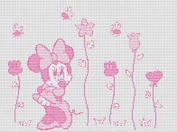 Minnie Mouse Counted Cross Stitch Kit