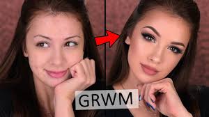 get ready with me full face glam