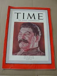 Jan 1,1940 Time Magazine, Stalin cover, Man of the Year, Clair Bee  Basketball | #462500533