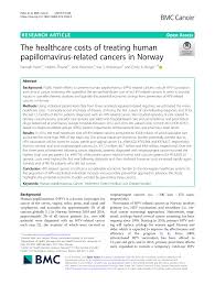 Pdf The Healthcare Costs Of Treating Human Papillomavirus
