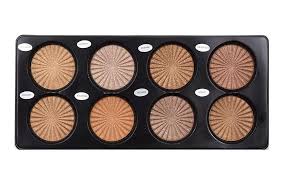 color contouring plate makeup plate