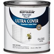 Rust Oleum 8 Oz Gloss White Painter S